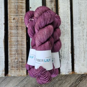Mauve is an intense chestnut purple yarn