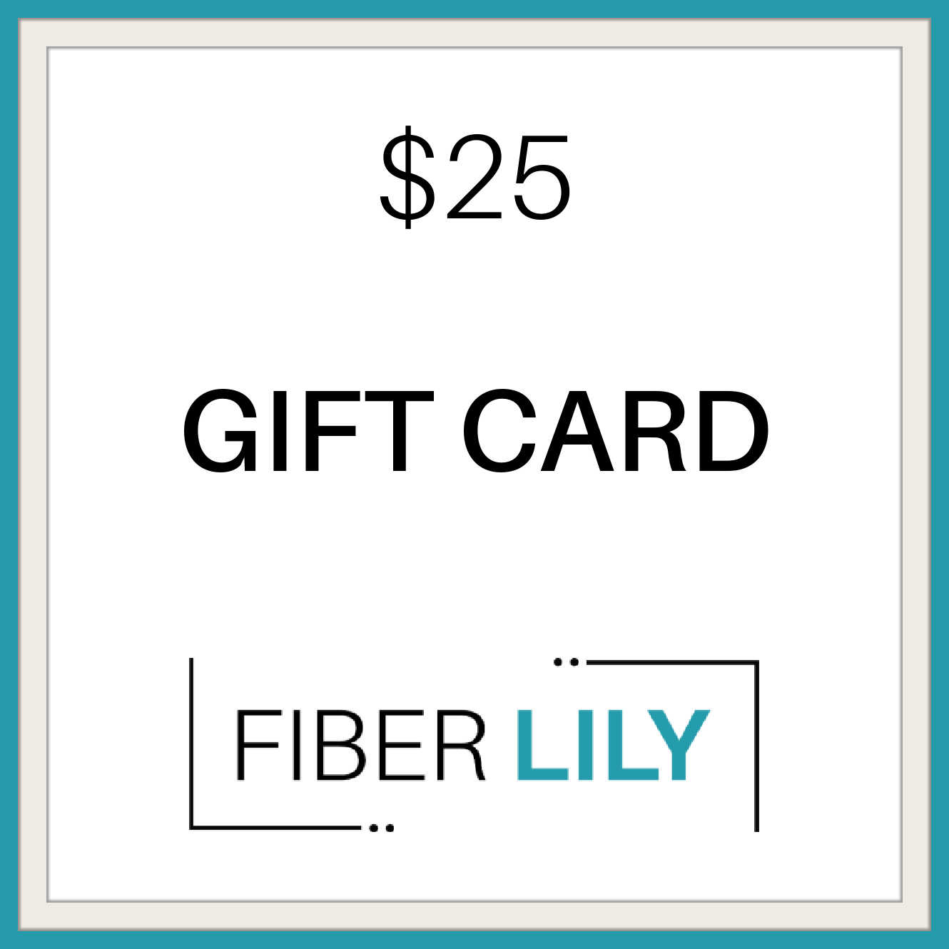 $25 yarn gift card fiber lily knitting gift idea