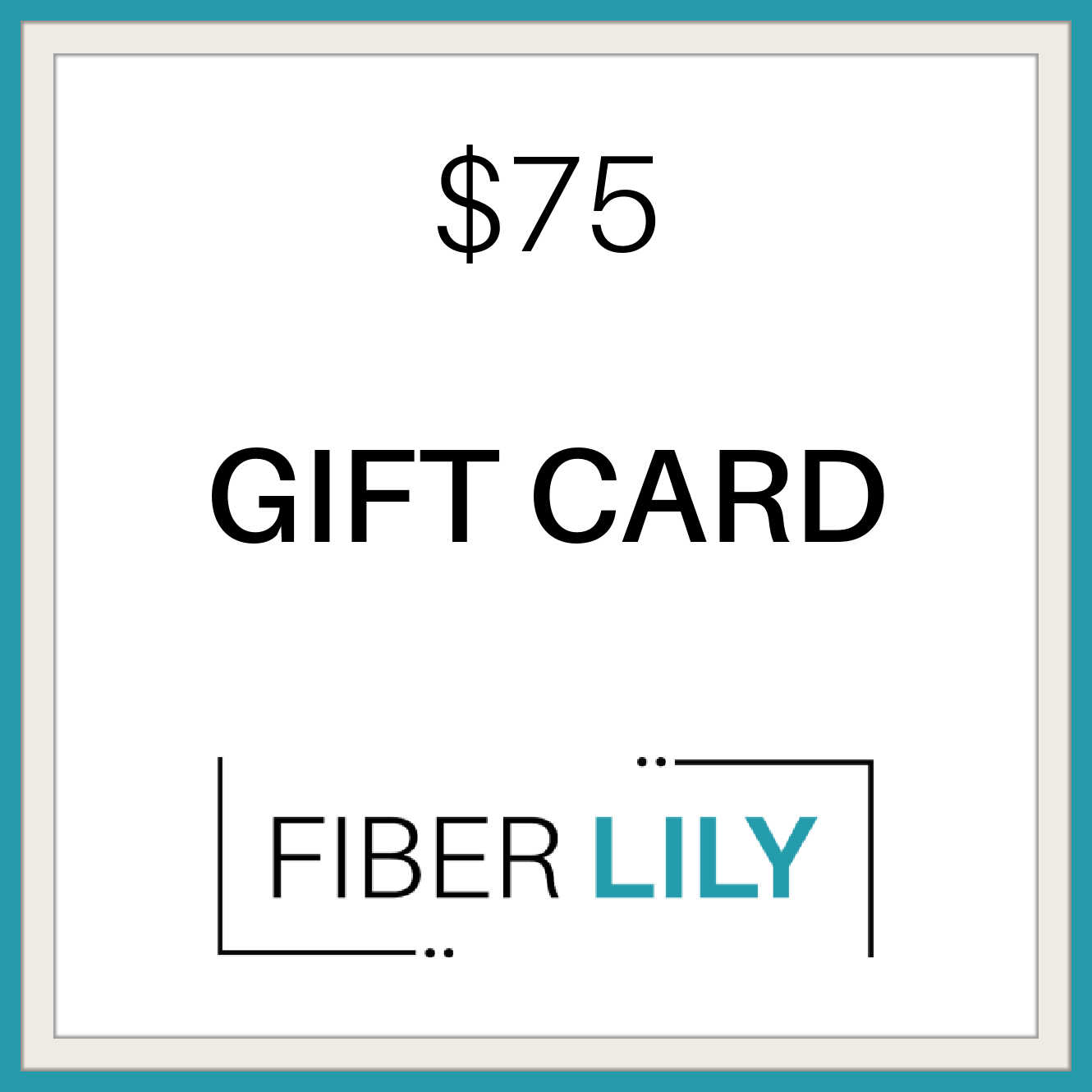 $75 yarn gift card fiber lily knitting gift idea