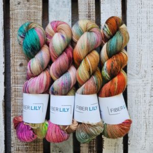 No Sh!ts Given Hand Dyed Yarn Pack - Sock Teal & Orange